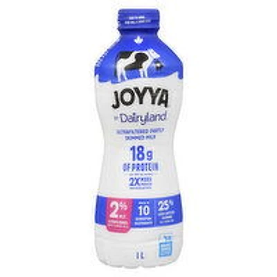 Joyya - 2% Ultrafiltered Partly Skimmed Milk, 1 Litre