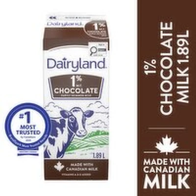 Dairyland - 1% Chocolate Milk, 1.89 Litre