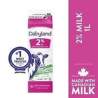 Dairyland - 2% Regular Milk, 1 Litre