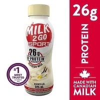 Milk 2 Go Sport - Vanilla Milk Protein Shake, 325 Millilitre