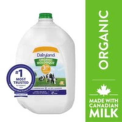 Dairyland - 3.25% Organic Milk, 4 Litre