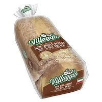 Villaggio - Bread, 100% Whole Wheat Italian Style Thick Slice, 510 Gram
