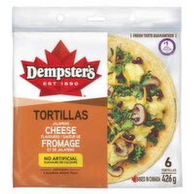 Dempster's - Dempster Tortillas Jalapeno Chse 10IN, 6 Each