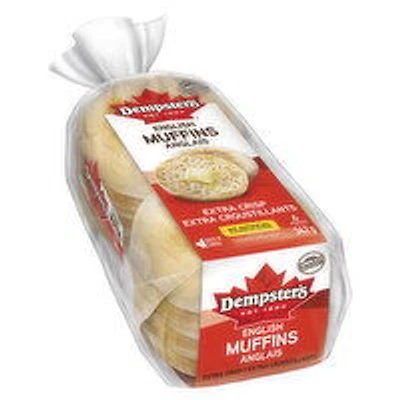 Dempster's - Extra Crisp English Muffins, 6 Each