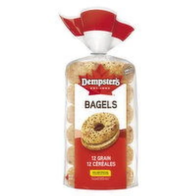 Dempster's - 12 Grain Bagels, 6 Each