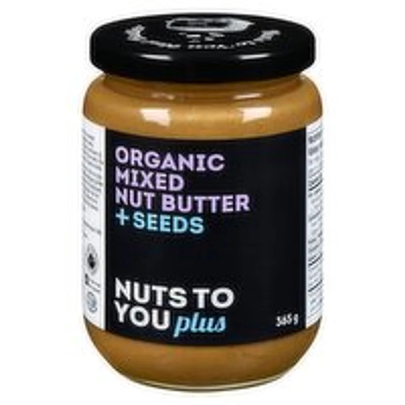 Nuts To You - Organic Mixed Nut Butter + Seeds, 365 Gram