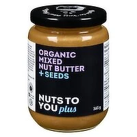 Nuts To You - Organic Mixed Nut Butter + Seeds, 365 Gram