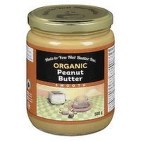 Nuts To You - Organic Peanut Butter - Smooth, 500 Gram