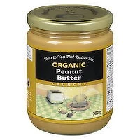 Nuts To You - Organic Peanut Butter - Crunchy, 500 Gram
