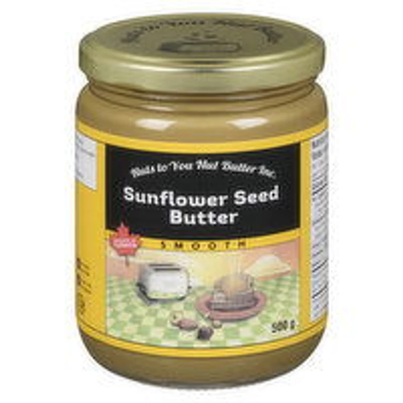 Nuts To You - Sunflower Seed Butter - Smooth, 500 Gram