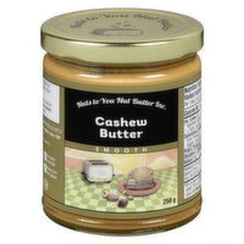 Nuts to You - Cashew Butter - Smooth, 250 Gram
