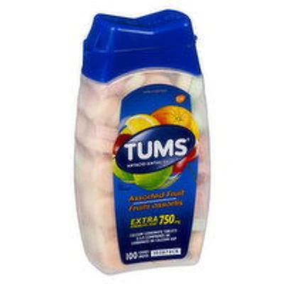 Tums - Extra Strength Assorted Fruit, 100 Each