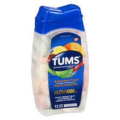 Tums - Ultra Strength Assorted Fruit, 72 Each