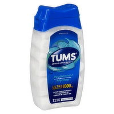TUMS - Ultra Strength Peppermint, 72 Each