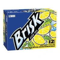 Lipton - Brisk Lemon Iced Tea, 355mL, 12 Each