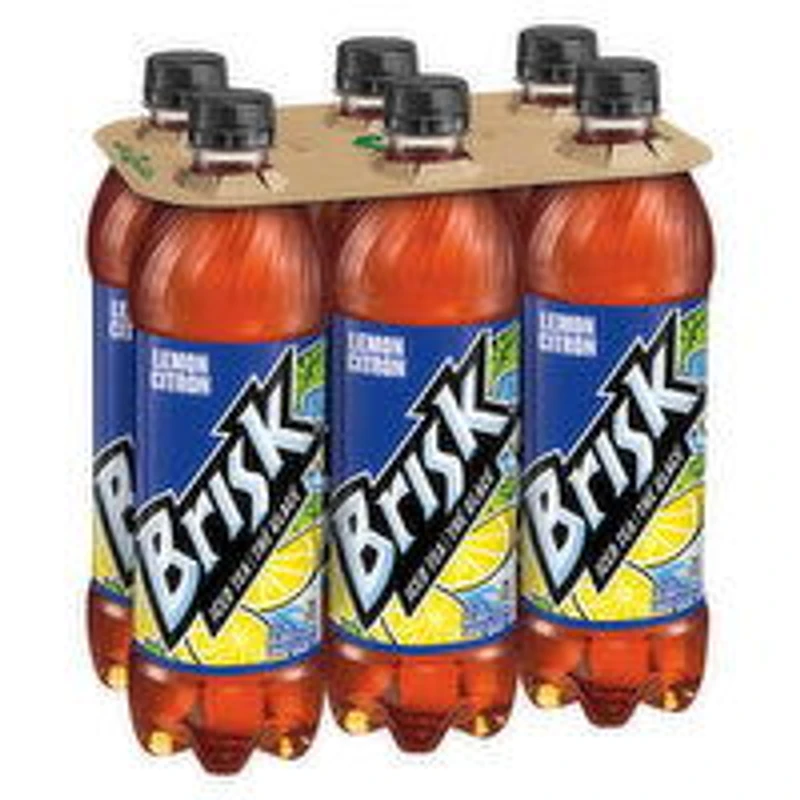 Lipton - Brisk Iced Tea, Lemon 710mL, 6 Each