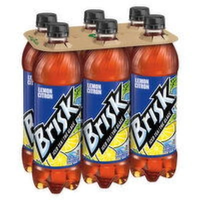 Lipton - Brisk Iced Tea, Lemon 710mL, 6 Each