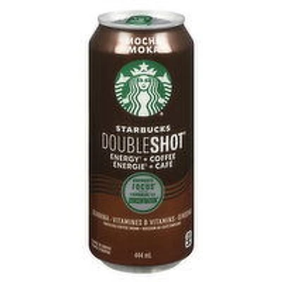 Starbucks - Doubleshot Energy+Coffee Drink - Mocha, 444 Millilitre