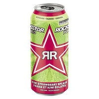 Rockstar - Punched Kiwi Strawberry Blast, 473 Millilitre