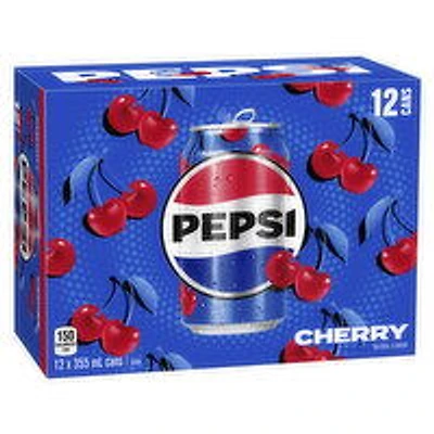 Pepsi - Wild Cherry Cola, 12 Each