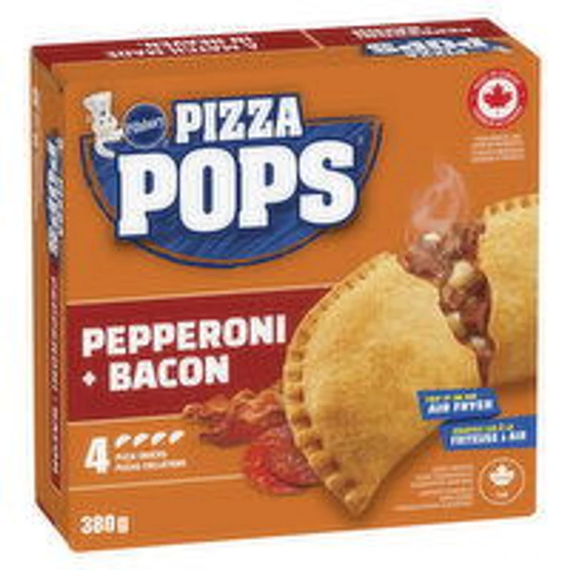 Pillsbury - Pizza Pops Pepperoni & Bacon, 4 Each