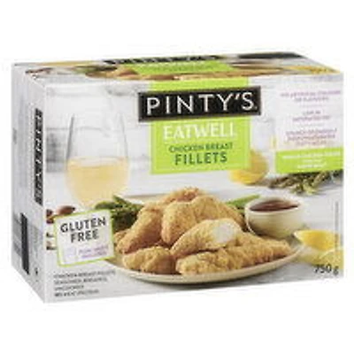 Pinty's - Bread Chicken Breasts Fillets Gluten Free, 750 Gram