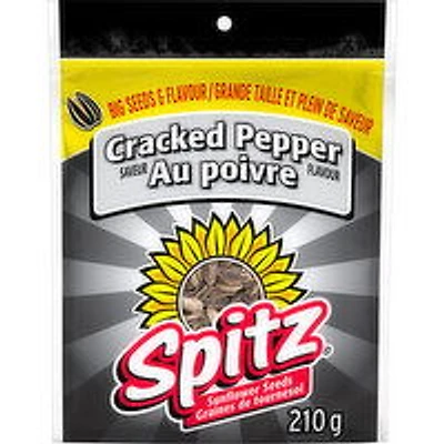Spitz - Sunflower Seeds - Cracked Pepper, 210 Gram