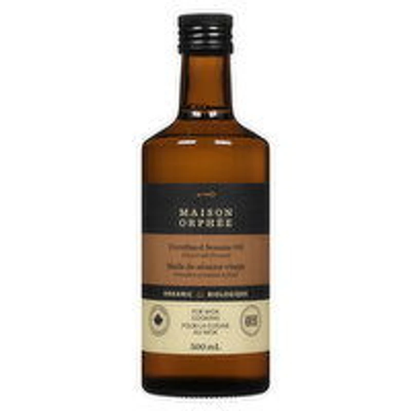 Maison Orphee - Sesame Oil Virgin Organic, 500 Millilitre