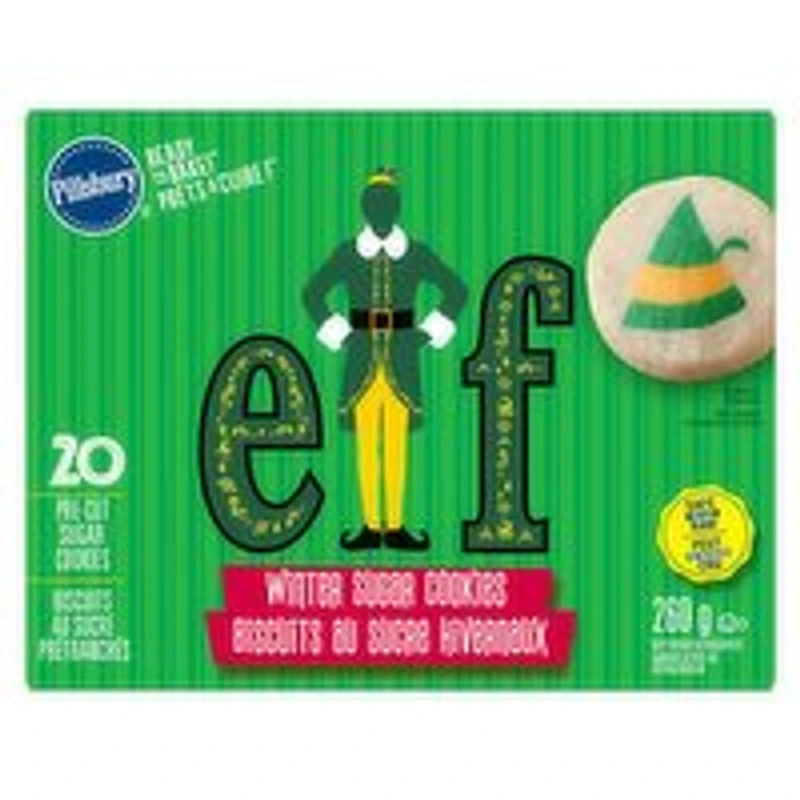 Pillsbury - Ready to Bake Elf Winter Sugar Cookies, 260 Gram
