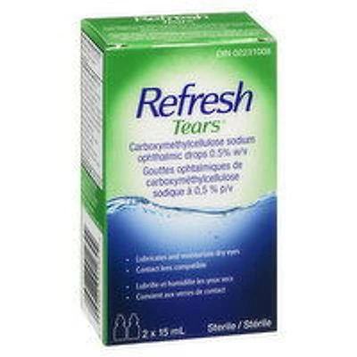 Refresh - Tears Lubricant Eye Drops, 2 Each