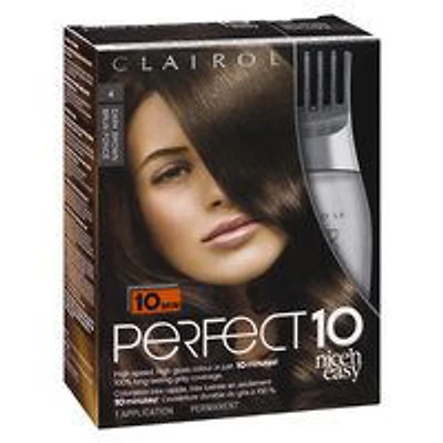 CLAIROL - Nice n Easy Perfect 10 - Dark Brown 4, 1 Each