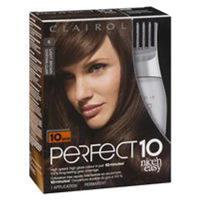 CLAIROL - Nice'n Easy Perfect 10 - 6 Light Brown, 1 Each