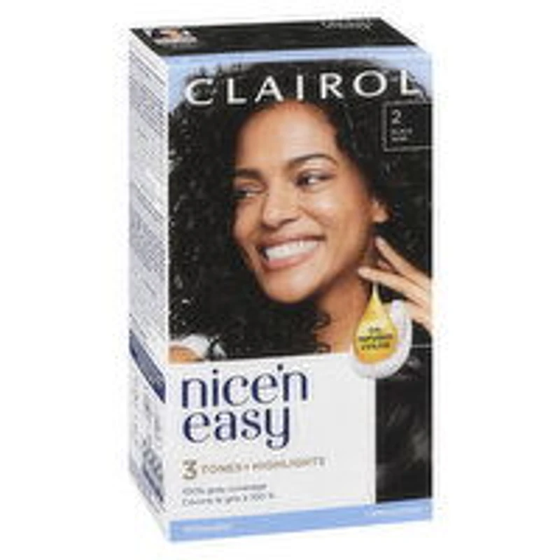 CLAIROL - Nice n Easy - 2 Black, 1 Each