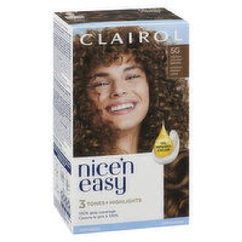 CLAIROL - Nice n Easy - 5 Medium Golden Brown, 1 Each