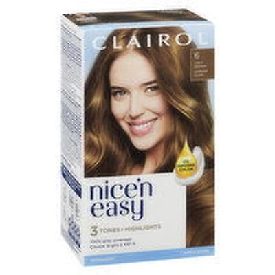 CLAIROL - NIce n Easy - 6 Light Brown, 1 Each