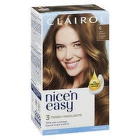 CLAIROL - NIce n Easy - 6 Light Brown, 1 Each