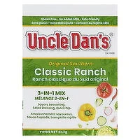 Uncle Dan's - Original Southern Classic Ranch Dressing Mix, 21 Gram
