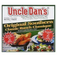 Uncle Dans - Ranch Seasoning & Salad Dressing Mix, Twin Pack, 42.5 Gram