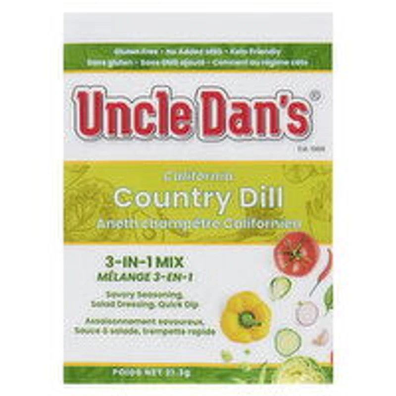 Uncle Dan's - California Dill Dressing Mix, 21 Gram