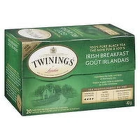 Twinings - Irish Breakfast Tea, 20 Each