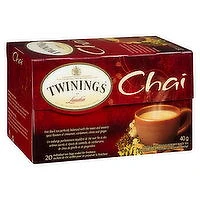Twinings - Chai Tea, 20 Each