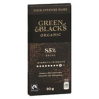 GREEN & BLACK'S - Organic Dark Chocolate - 85%  Cocoa, 90 Gram