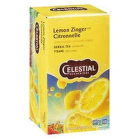 Celestial Seasonings - Herbal Tea Bags - Lemon Zinger, 20 Each