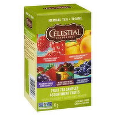 Celestial Seasonings - Herbal Tea - Fruit Sampler, 20 Each