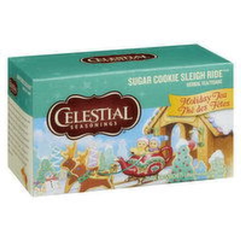 Celestial Seasonings - Sugar Cookie Sleigh Ride Holiday Tea, 20 Each