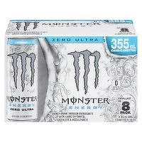 Monster - Ultra Zero Sugar, 8 Each