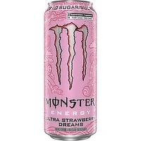 Monster - Energy Ultra Strawberry, 473 Millilitre