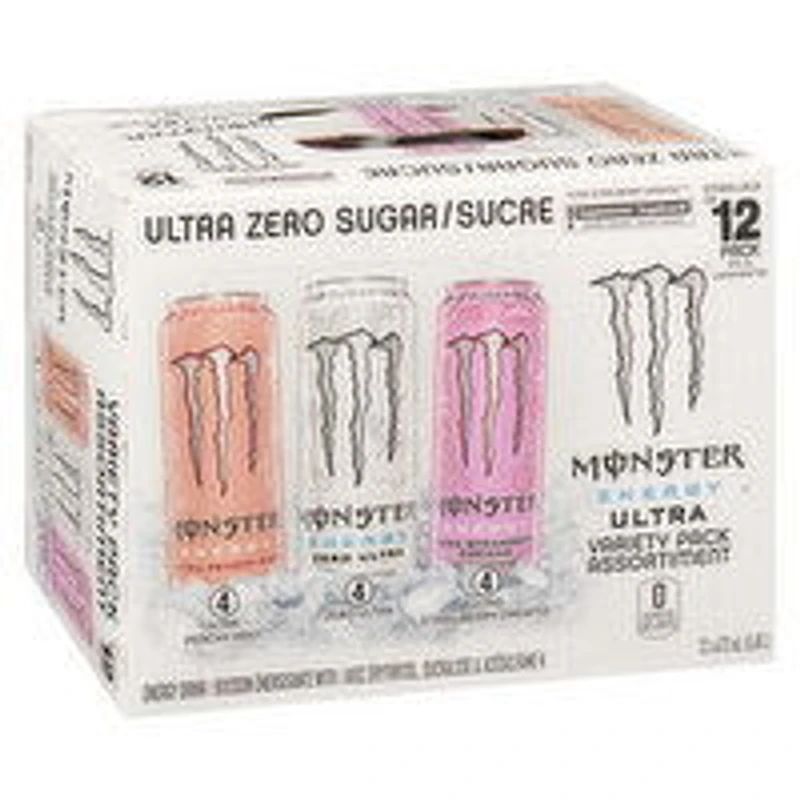 Monster - Ultra Variety Pack, 12 Each
