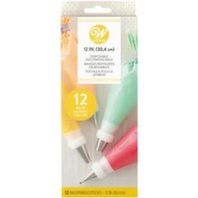 Wilton - Disposable Decorating Bag 12in, 12 Each