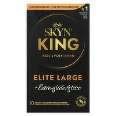 SKYN - King Elite Large Extra Glide, 10 Each